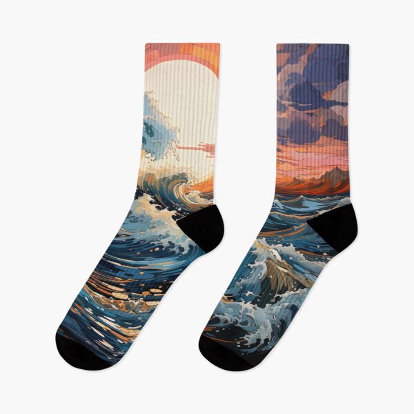 Item preview, Ocean Wave at Sunset V designed and sold by FinleyDel.
