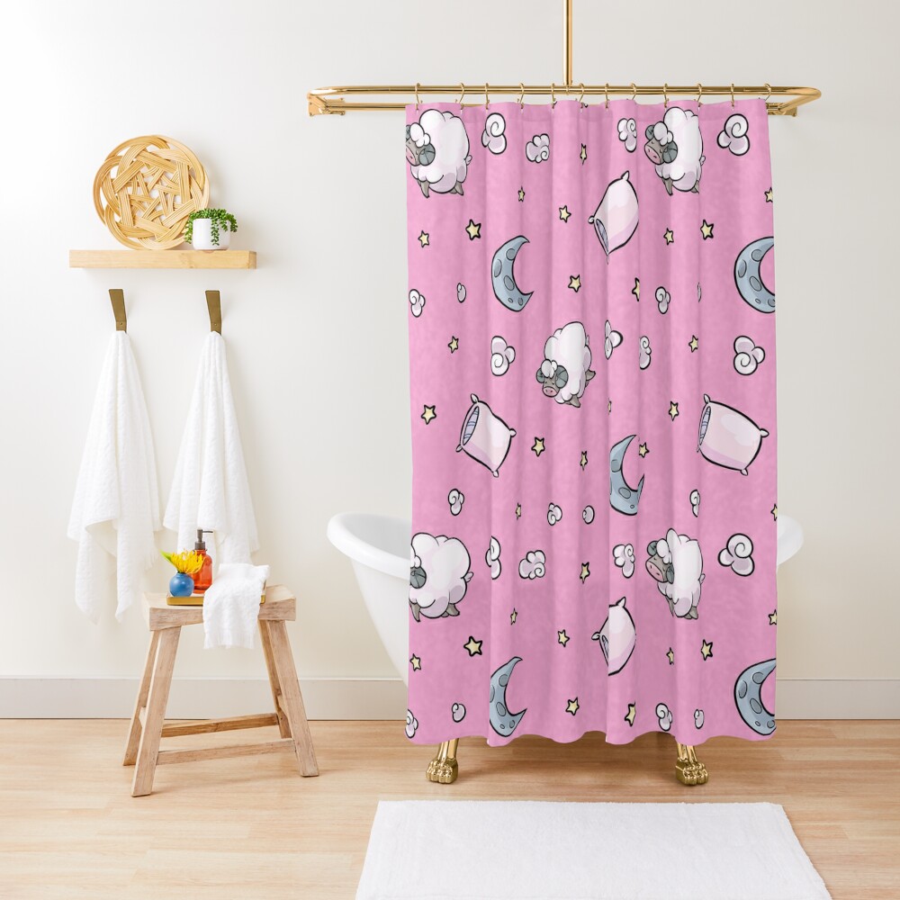 Disover Sleepy Sheepy | Shower Curtain