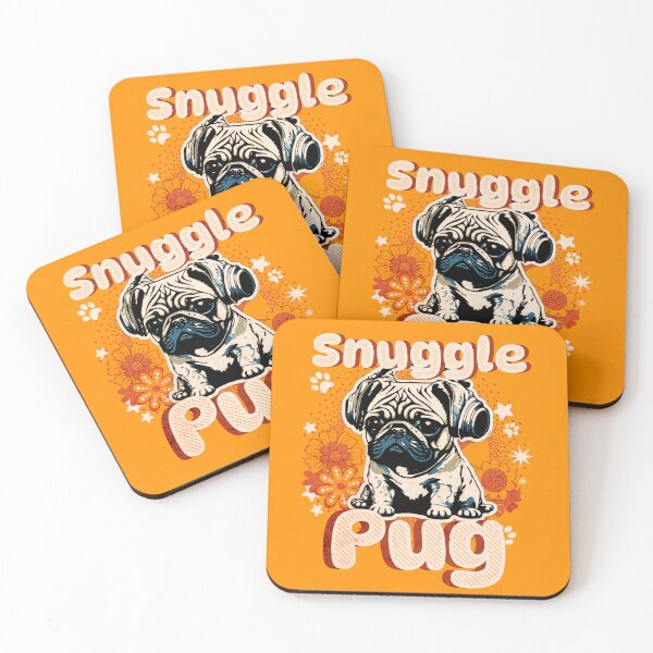 Item preview, Dog with headphones | Cute pug puppy  designed and sold by Tee-Craftify.