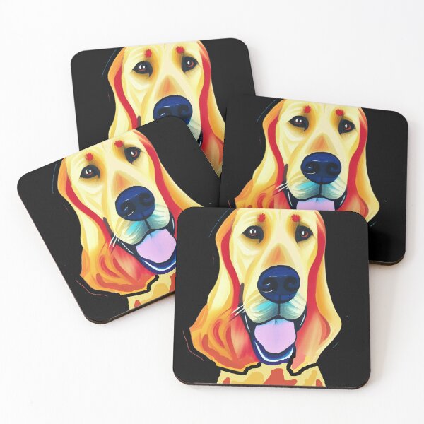Artikelvorschau, Lustige Golden Retriever-Welpen-Hundekunst entworfen und verkauft von Nature's Fancy.