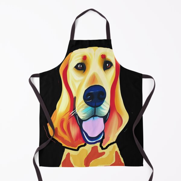 Artikelvorschau, Lustige Golden Retriever-Welpen-Hundekunst entworfen und verkauft von Nature's Fancy.