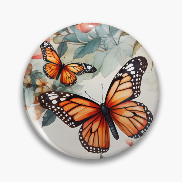 Item preview, Monarch Butterflies Watercolor 14 designed and sold by DigitalPatternx.
