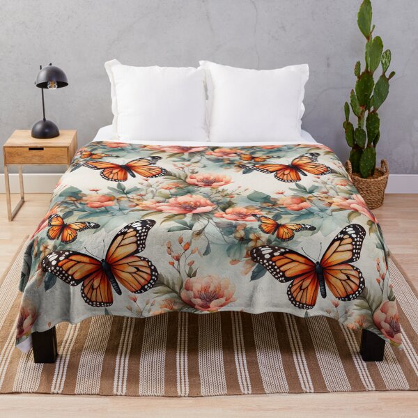 Item preview, Monarch Butterflies Watercolor 14 designed and sold by DigitalPatternx.