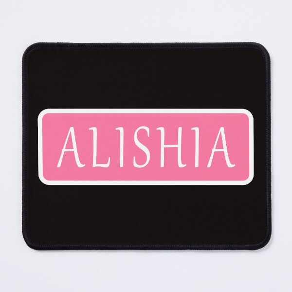 Item preview, Alishia Girls Name designed and sold by Jeallan Designs.