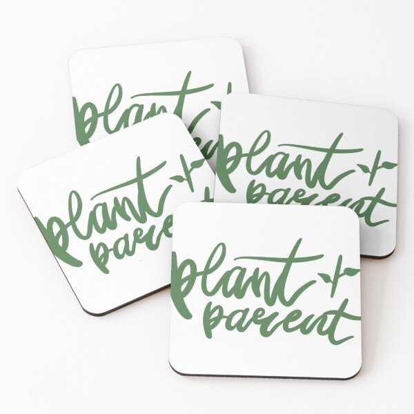 Item preview, Plant parents green calligraphy designed and sold by lucyjohnsn.