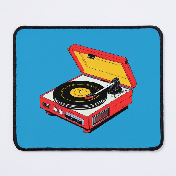 Item preview, 1980s Vintage Vinyl Record Player designed and sold by ddartonline.