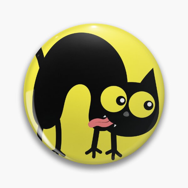 Item preview, Funny Black Cat Sticking Tongue designed and sold by Seven Design.