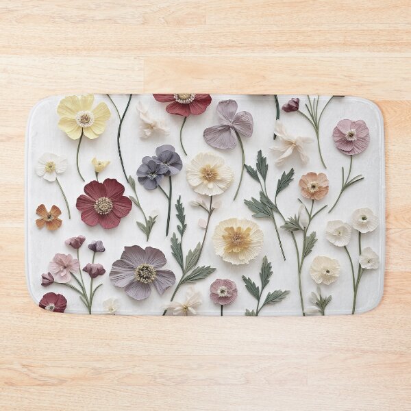 Item preview, Simple pressed flowers floral design designed and sold by Inktown.