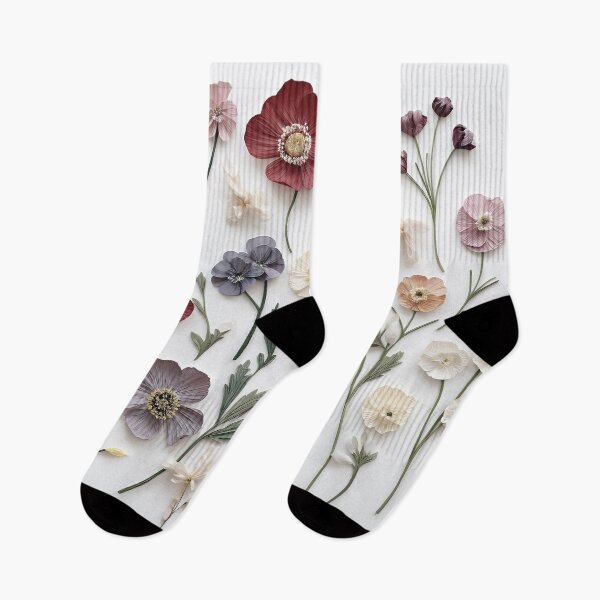 Item preview, Simple pressed flowers floral design designed and sold by Inktown.