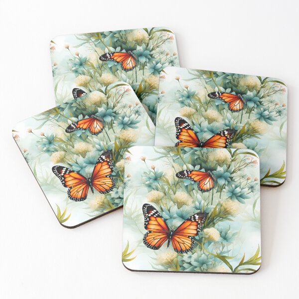 Item preview, Monarch Butterflies Watercolor 16 designed and sold by DigitalPatternx.
