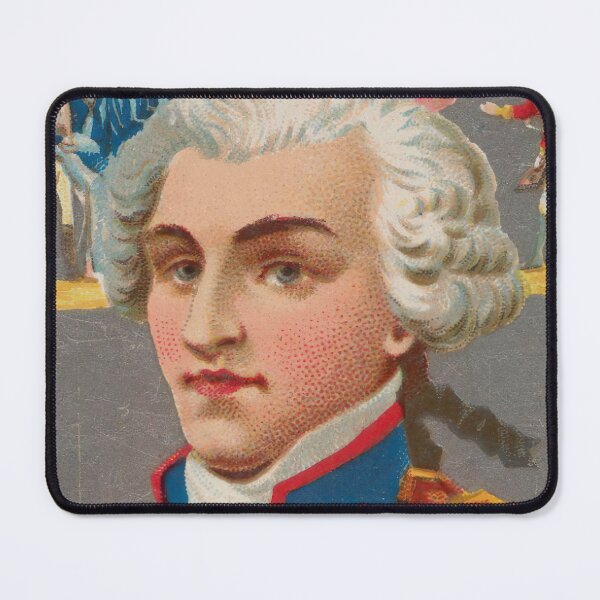 Item preview, Vintage Marquis de Lafayette Illustrative Portrait (1888) designed and sold by BravuraMedia.