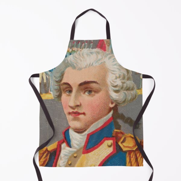 Item preview, Vintage Marquis de Lafayette Illustrative Portrait (1888) designed and sold by BravuraMedia.