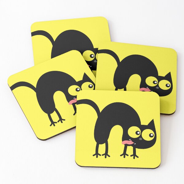 Item preview, Funny Black Cat Sticking Tongue designed and sold by Seven Design.