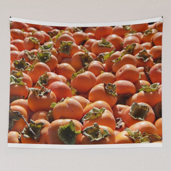 Item preview, photo of box of ripe persimmon designed and sold by amekamura.