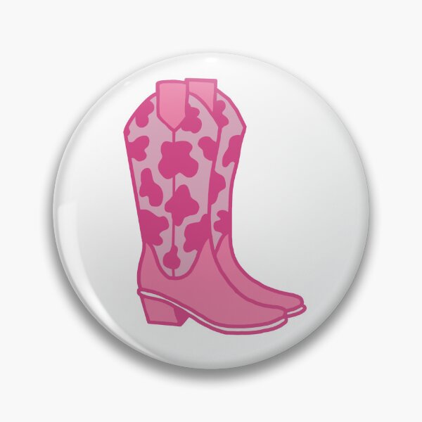 Item preview, Pink Cow Print Cowgirl Boots designed and sold by retrorangerr.