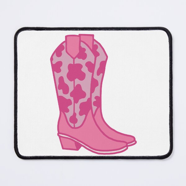 Item preview, Pink Cow Print Cowgirl Boots designed and sold by retrorangerr.