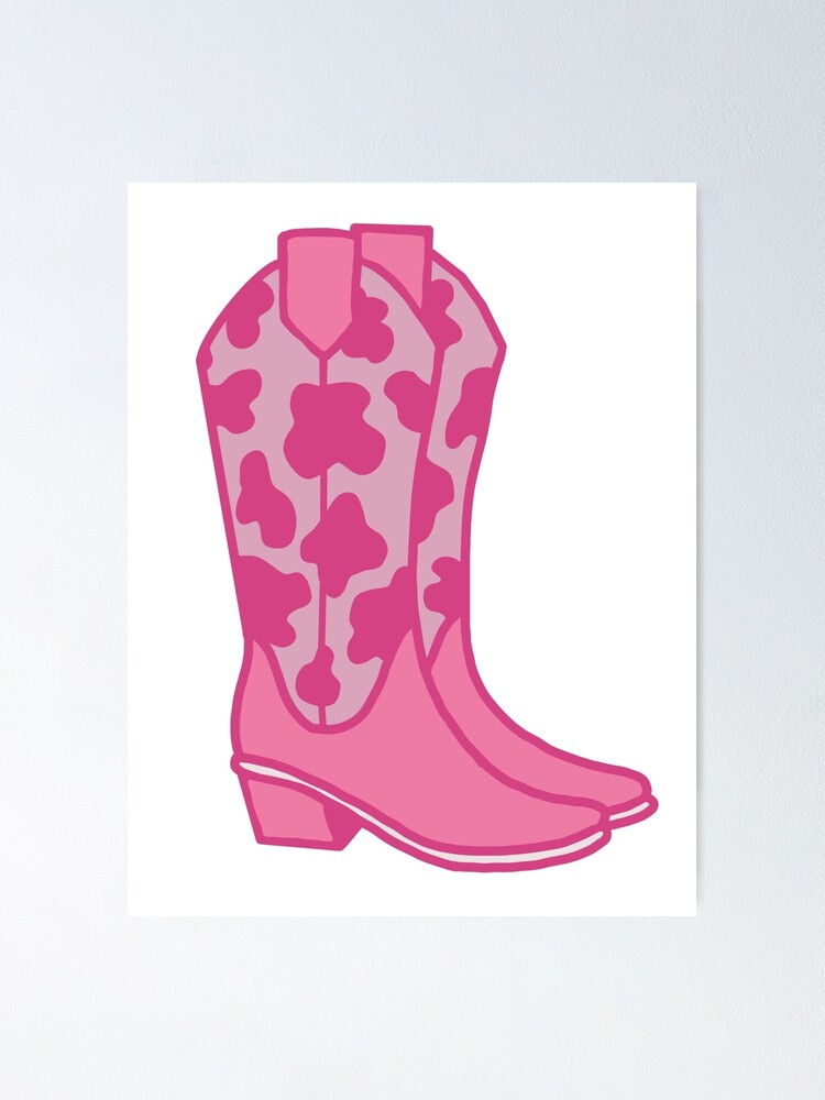 Cow print cowgirl boots best sale