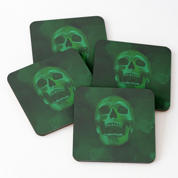 Item preview, Skull In Smoke (Green) designed and sold by Kianw02.