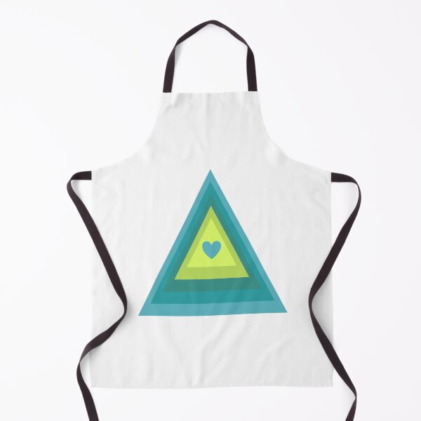 Item preview, Ocean Teal Heart Love Triangle designed and sold by EpicCreation.