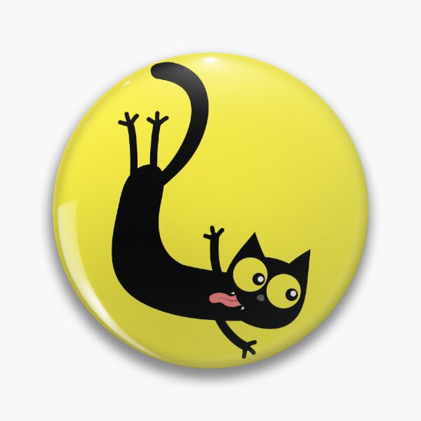 Item preview, Cute Jump Black Cat designed and sold by Seven Design.