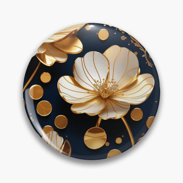 Item preview, Golden flowers designed and sold by ArtfullMinds.