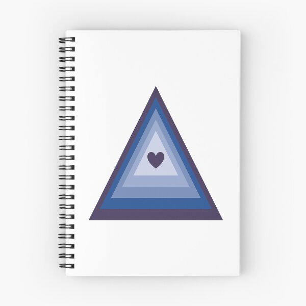 Item preview, Aesthetic Blue Heart Love Triangle designed and sold by EpicCreation.
