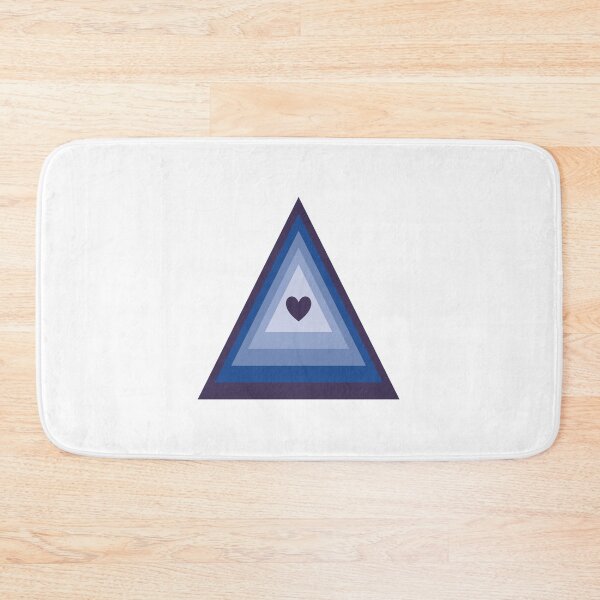 Item preview, Aesthetic Blue Heart Love Triangle designed and sold by EpicCreation.