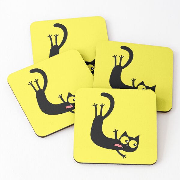 Item preview, Cute Jump Black Cat designed and sold by Seven Design.