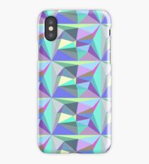 Iridescent Geometric Background iPhone Case