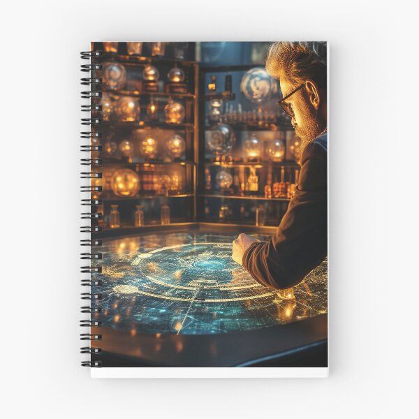 Item preview, Exo-Forecaster - Astro-Financial Analyst designed and sold by TheBrainArt.