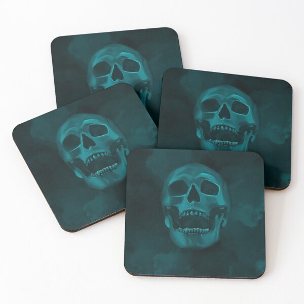Item preview, Skull In Smoke (Teal) designed and sold by Kianw02.
