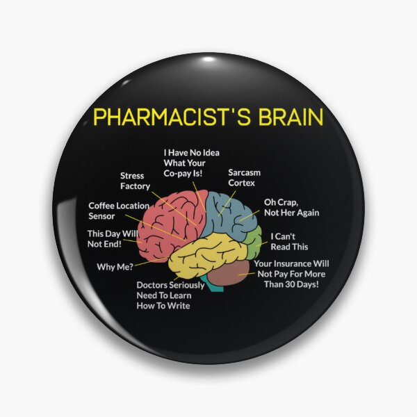 Item preview, Pharmacist's Brain Funny Pharmacist Pharmacy Tech    	 designed and sold by ywgjsgtkrqm79.