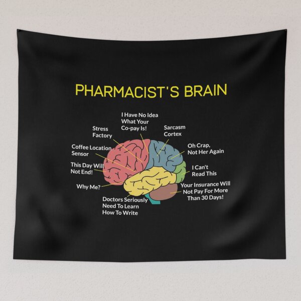 Item preview, Pharmacist's Brain Funny Pharmacist Pharmacy Tech    	 designed and sold by ywgjsgtkrqm79.
