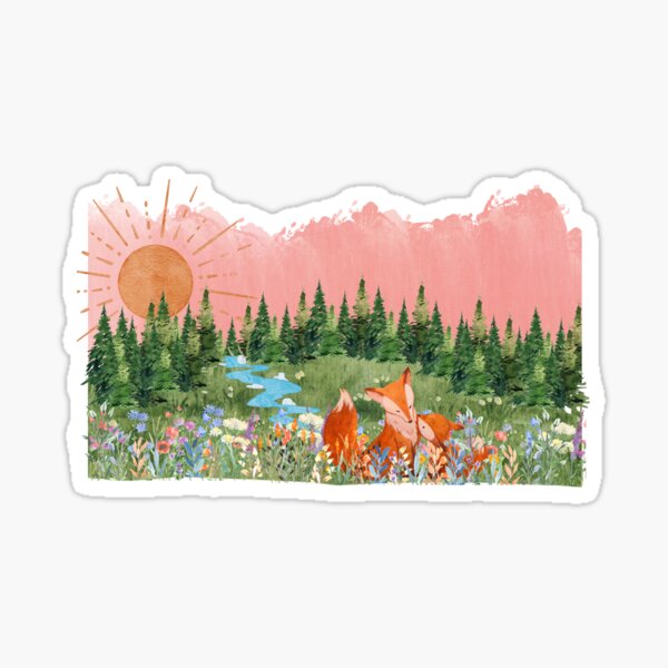 Item preview, Fox & Flowers designed and sold by LoveGraceValor.