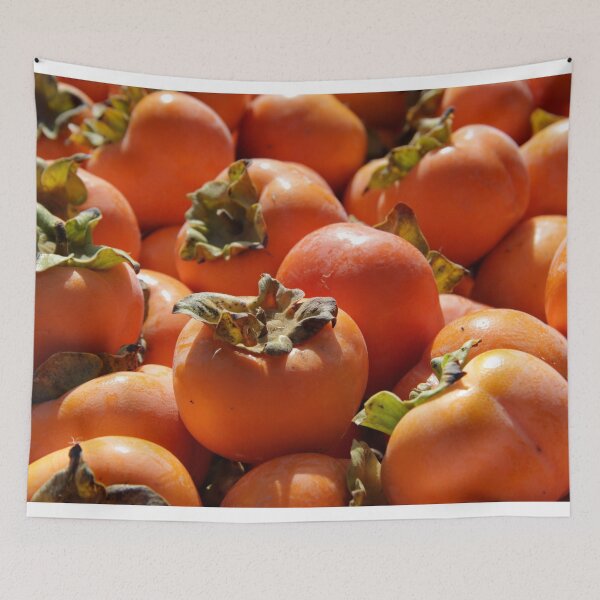 Item preview, photo of box of ripe persimmon designed and sold by amekamura.