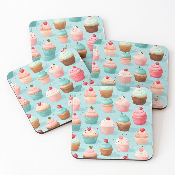 Item preview, Colourful Cup Cakes, beautiful pattern designed and sold by Ricisme.
