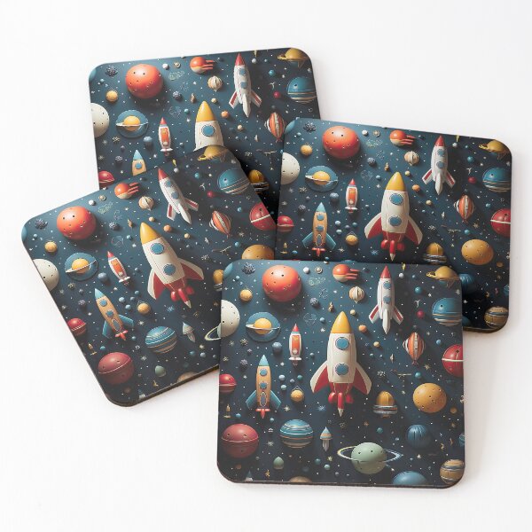 Item preview, Missiles and planets in the space designed and sold by libanmax.