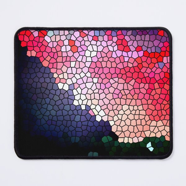 Item preview, Stained Glass Mountain and Colorful Stained Glass Mosaic Sky Coastal Style Abstract 5 of 8 designed and sold by Beachy.