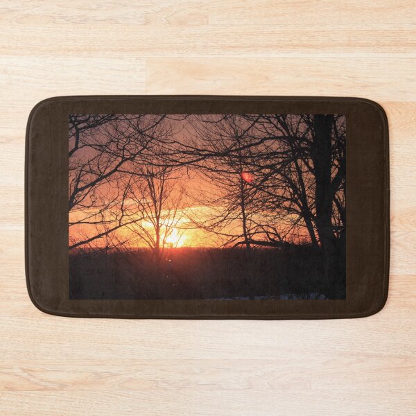 Item preview, Morning sunrise through woods designed and sold by naturematters.