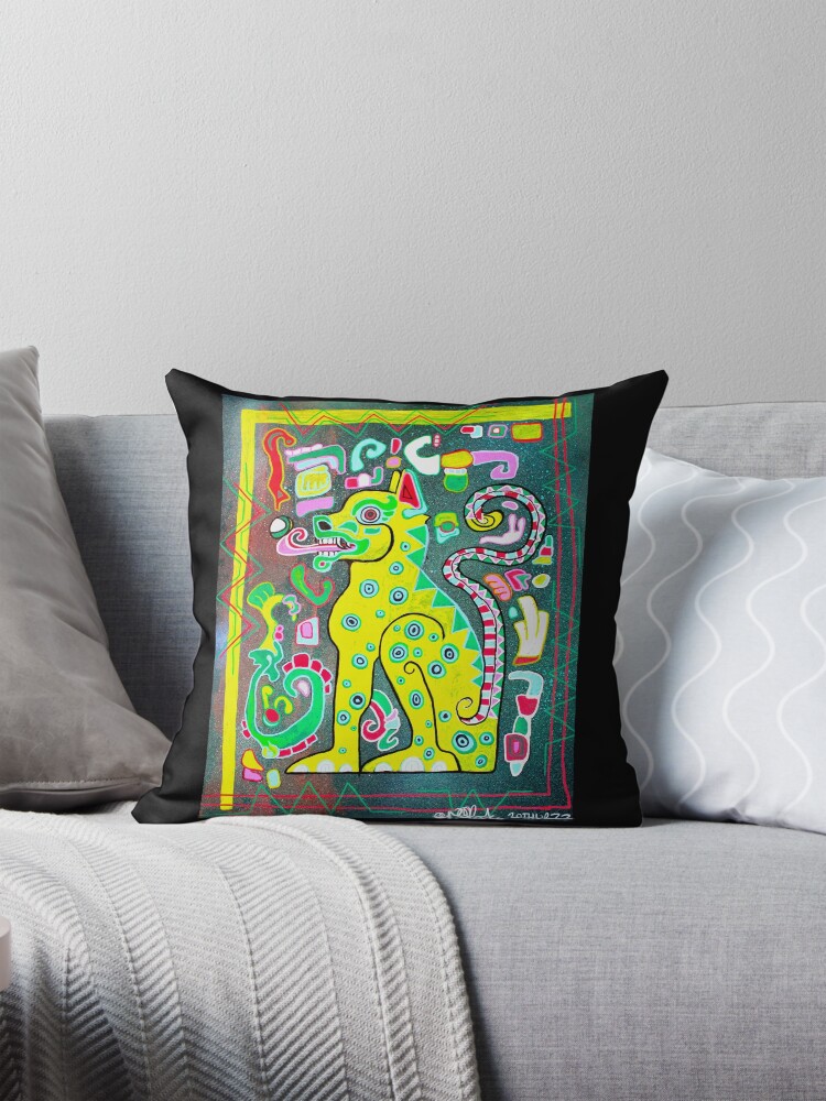 Thumbnail 1 of 4, Pillow, B A L A M designed and sold by ArtofaNobody.