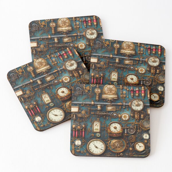 Item preview, Steampunk Gears and Gauges designed and sold by TheMerch-er.