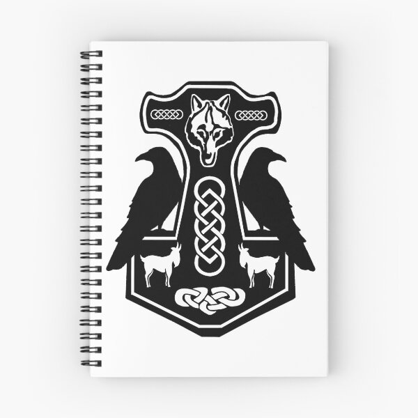 Item preview, Thor's Hammer with Ravens 	 	 designed and sold by fyazhqyyygi4.
