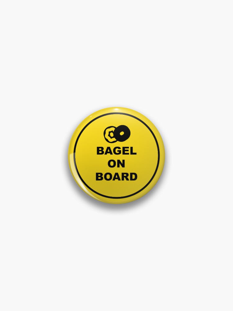 Thumbnail 1 of 3, Pin, Bagel on Board designed and sold by oneilldesign.