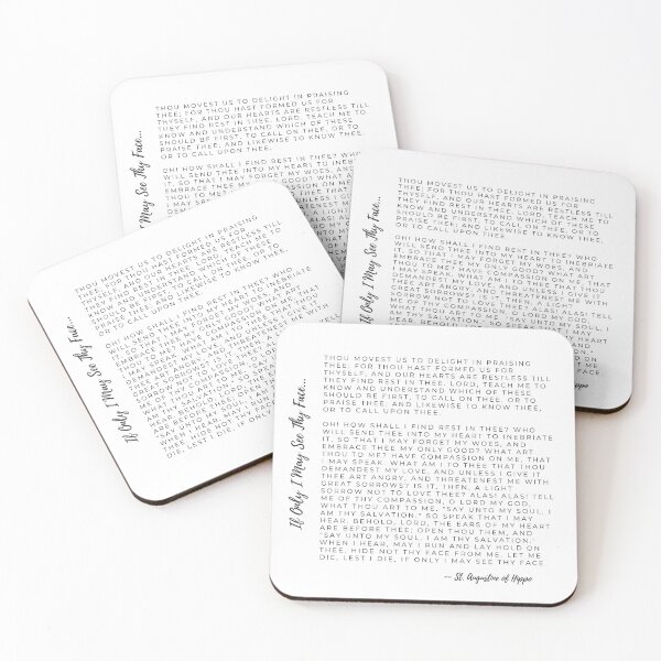 Item preview, If Only I May See Thy Face - St. Augustine - Until We Find our Rest in Thee designed and sold by Christie Olstad.