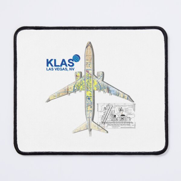 Item preview, B737 KLAS (Las Vegas International Airport) VFR and Taxi Chart (United) designed and sold by B747-Stickers.