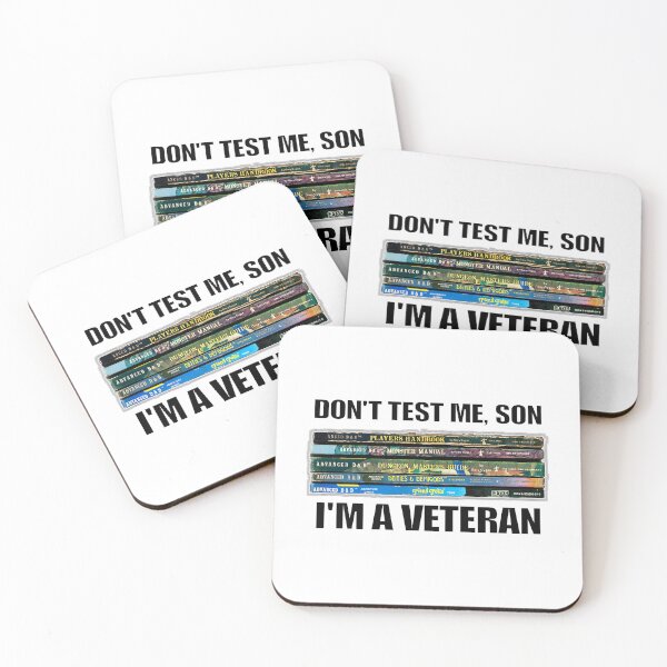 Item preview, Don't test me, son. I'm a Veteran! designed and sold by AnnaleeArce.