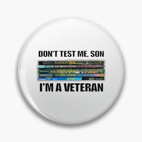 Item preview, Don't test me, son. I'm a Veteran! designed and sold by AnnaleeArce.