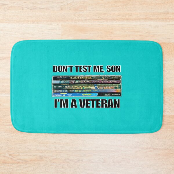 Item preview, Don't test me, son. I'm a Veteran! designed and sold by AnnaleeArce.