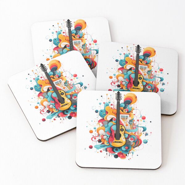 Item preview, Classic Acoustic Guitar Abstract  designed and sold by ArtFromBeyond.
