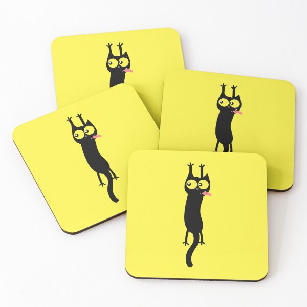 Item preview, Funny Hanging Black Cat designed and sold by Seven Design.